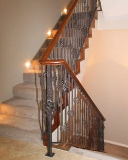 Wrought iron balustrades - Basket Twist Balustrade