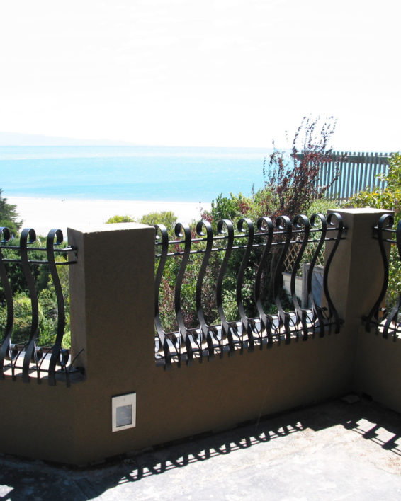 Bowed Wrought Iron Balustrades