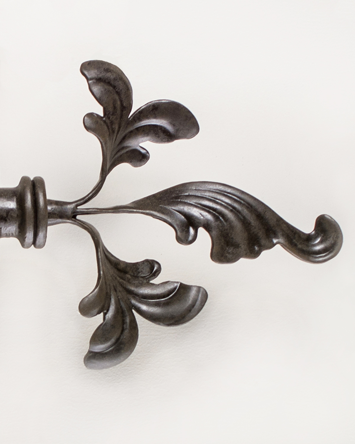 leaves finial for curtain rods