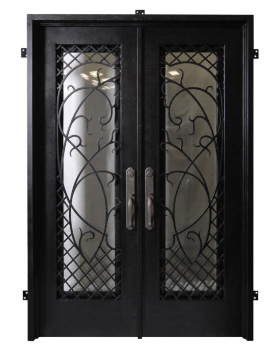 Seville handcrafted doors from Tasman Forge