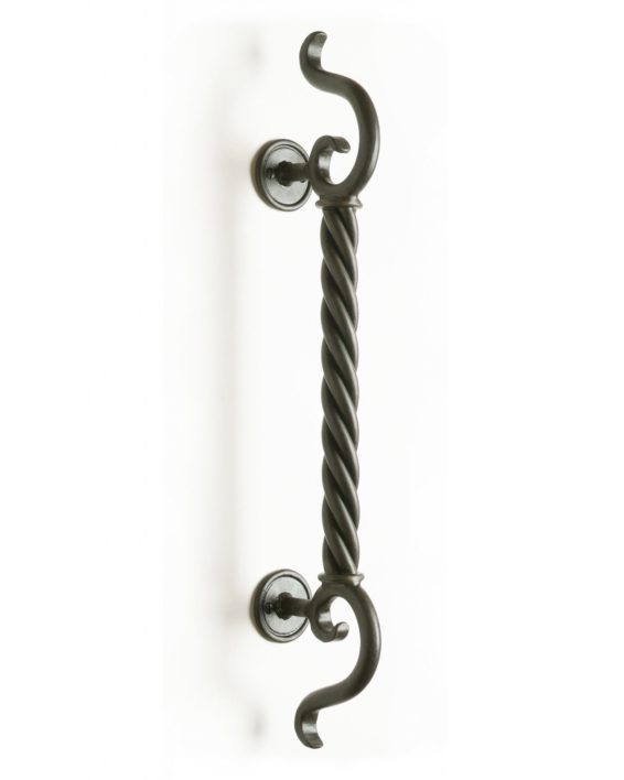 Zues wrought iron door handles