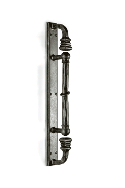 Artemis forged steelwork lever door handles
